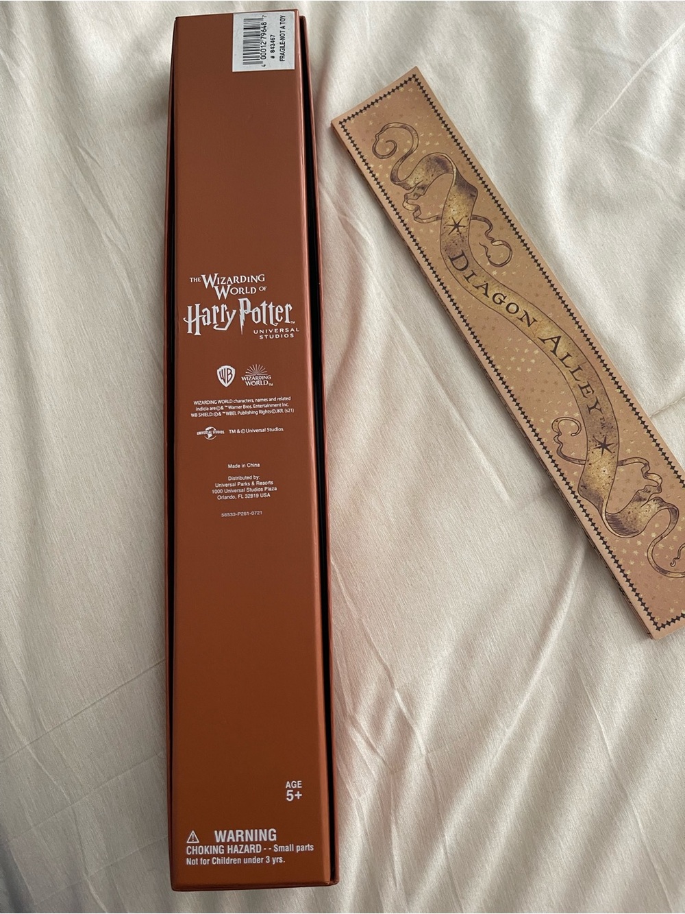 Harry Potter Diagon Alley Brown Wand Box - The Wizarding World